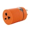 Ac Works Plug Adapter, 6-15/20R, L15-20P, 6-20P, L15-20P, 0 ft., Orange ADL1520620 - alternate 1